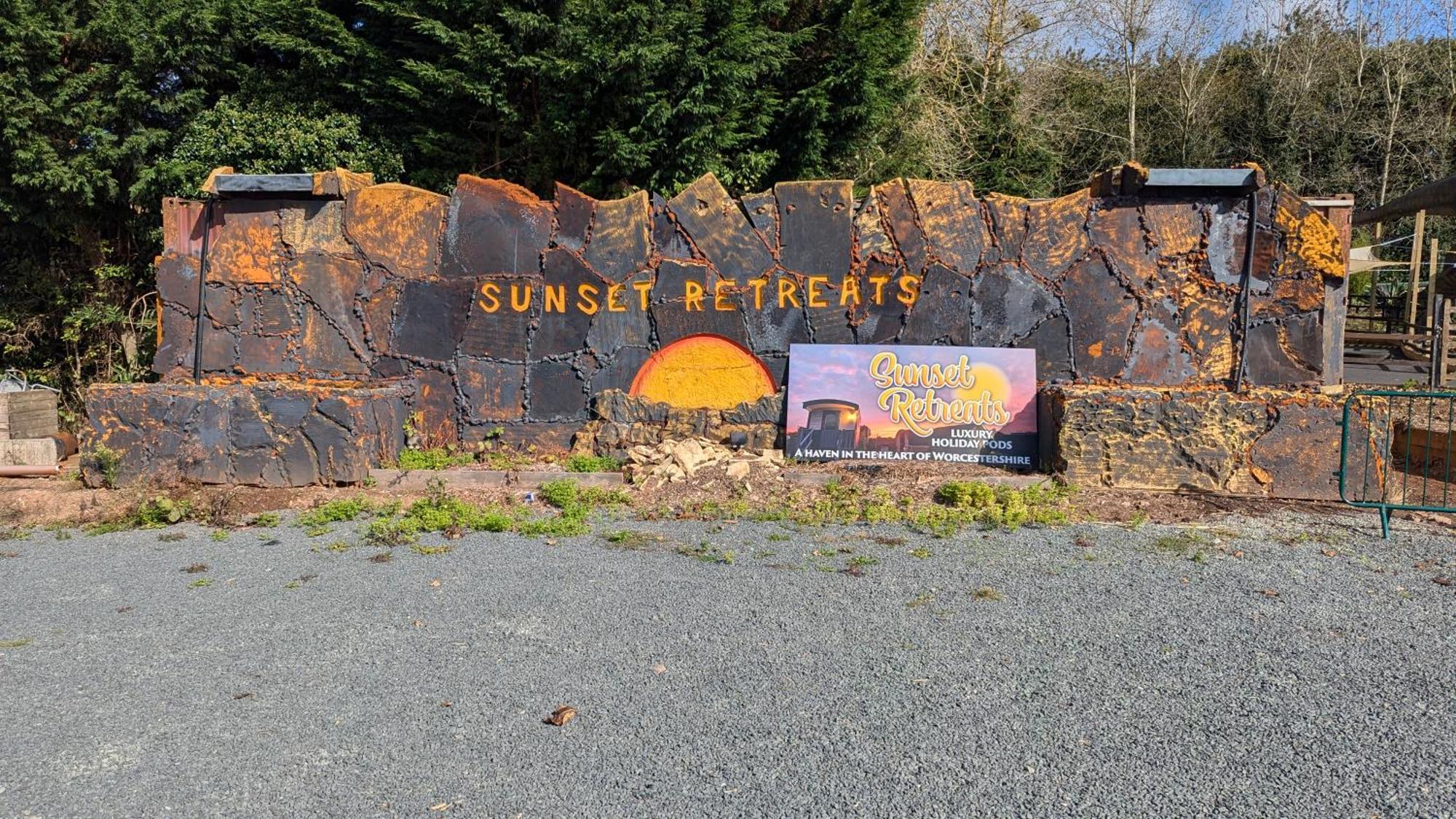 Sunset Retreats Safari Tent Ombersley Exterior foto